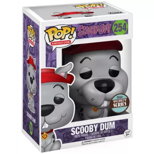 Funko Pop! Scooby Dum #254 Scooby-Doo! Animation Vinyl Figure Box
