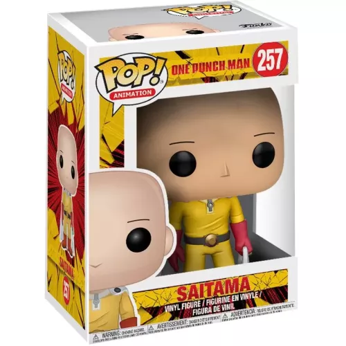 Funko Pop! Saitama #257 One Punch Man Animation Vinyl Figure Box