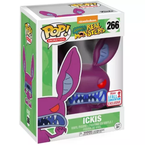 Funko Pop! Ickis #266 Scary Nickelodeon Aaahh!!! Real Monsters Box