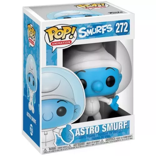 Funko Pop! Astro Smurf #272 The Smurfs Animation Vinyl Figure Box
