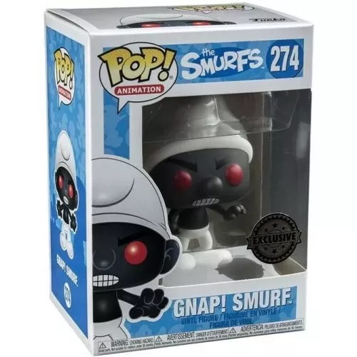 Funko Pop! Gnap! Smurf #274 Black The Smurfs Animation Box