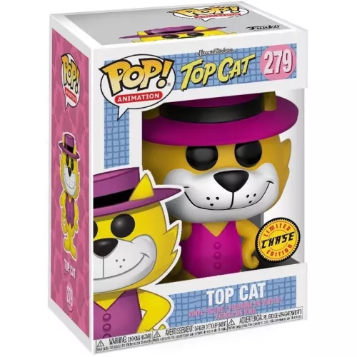 Funko Pop! Top Cat #279 Pink Outfit Chase Hanna Barbera Top Cat Box