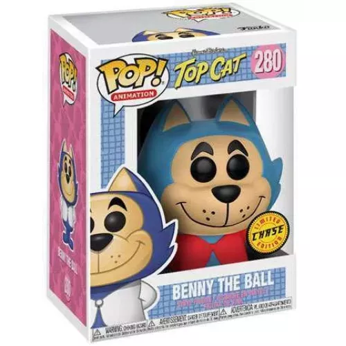 Funko Pop! Benny the Ball #280 Red Cardigan Chase Hanna Barbera Top Cat Box