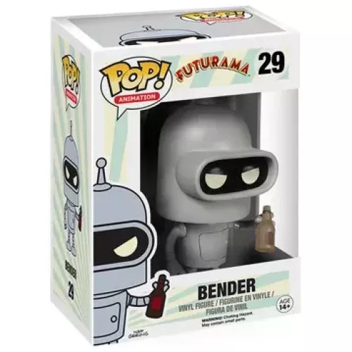 Funko Pop! Bender #29 Futurama Animation Vinyl Figure Box