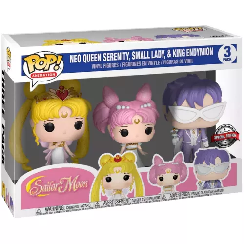 Funko Pop! Neo Queen Serenity 3 Pack Sailor Moon Animation Box