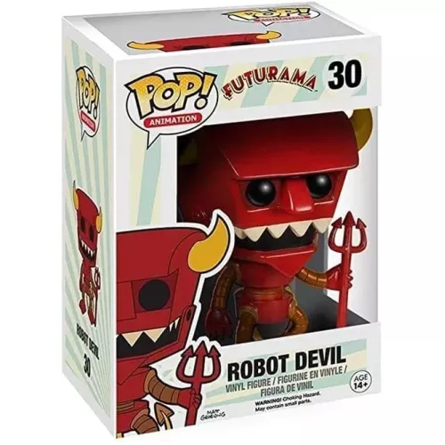 Funko Pop! Robot Devil #30 Futurama Animation Vinyl Figure Box