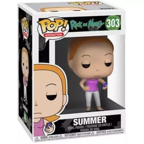Funko Pop! Summer #303 Rick and Morty Animation Vinyl Figure Box