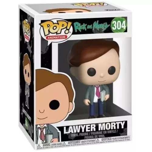 Funko Pop! Lawyer Morty #304 Rick and Morty Animation Box