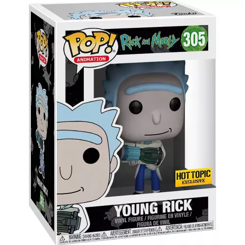 Funko Pop! Young Rick #305 Rick and Morty Animation Box