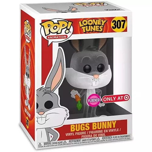 Funko Pop! Bugs Bunny #307 Flocked Looney Tunes Animation Box