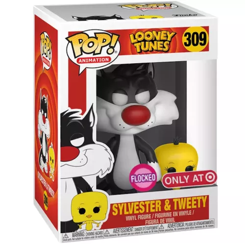 Funko Pop! Sylvester & Tweety #309 Flocked Looney Tunes Box