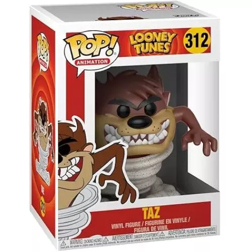 Funko Pop! Taz #312 Looney Tunes Animation Vinyl Figure Box