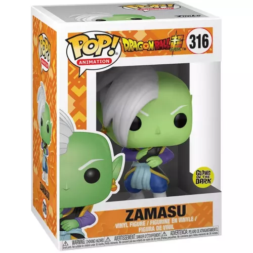 Funko Pop! Zamasu #316 Glows in the Dark Dragon Ball Super Box