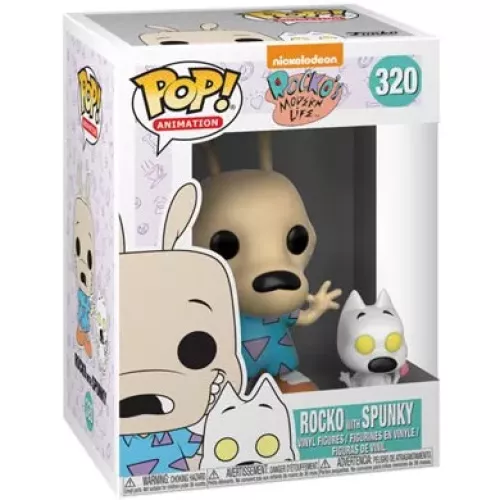 Funko Pop! Rocko with Spunky #320 Nickelodeon Rocko's Modern Life Box