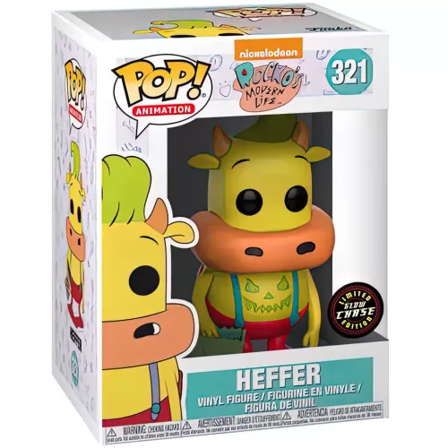 Funko Pop! Heffer #321 Chase Glows in the Dark Nickelodeon Rocko's Modern Life Box