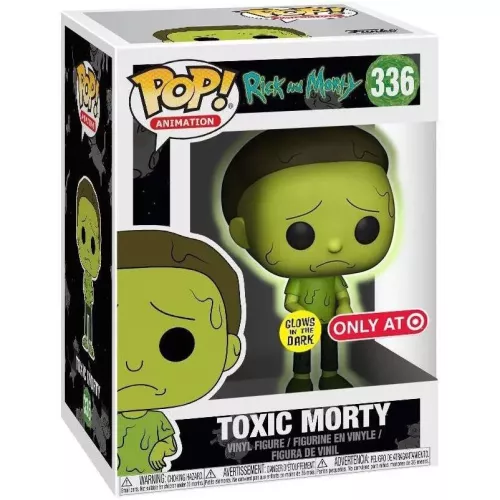 Funko Pop! Toxic Morty #336 Glows in the Dark Rick and Morty Box