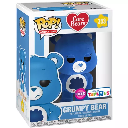 Funko Pop! Grumpy Bear #353 Flocked Care Bears Animation Box