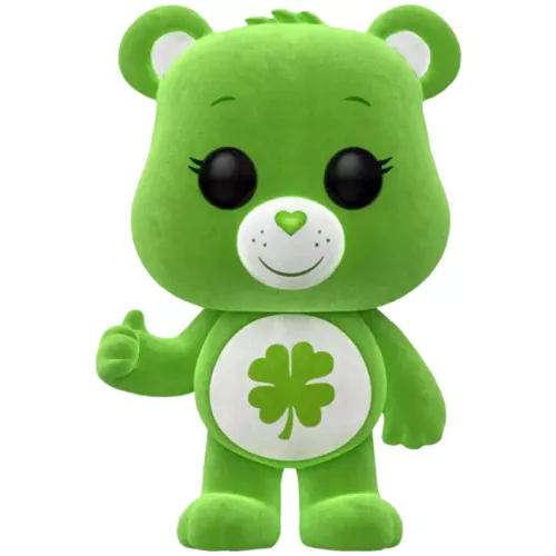 Funko Pop! Good Luck Bear #355 Flocked Care Bears Animation