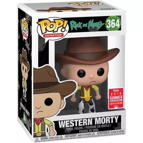 Funko Pop! Western Morty #364 Rick and Morty Animation Box
