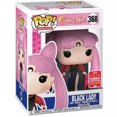 Funko Pop! Black Lady #368 Sailor Moon Animation Vinyl Figure Box