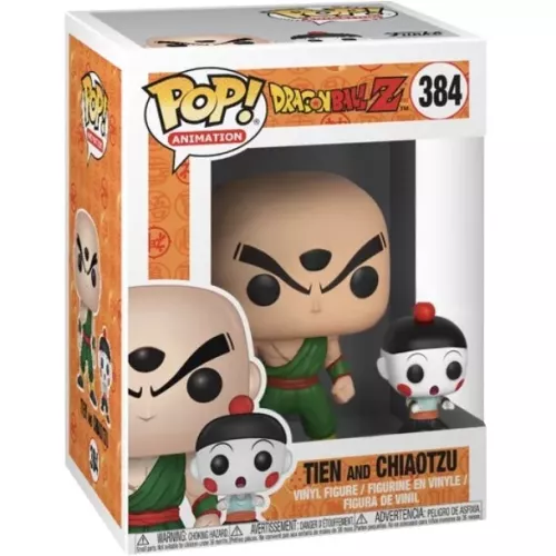 Funko Pop! Tien and Chiaotzu #384 Dragon Ball Z Animation Box