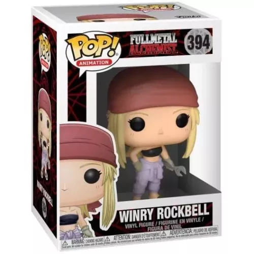 Funko Pop! Winry Rockbell #394 Fullmetal Alchemist Box