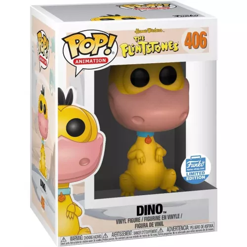 Funko Pop! Dino #406 Yellow The Flintstones Animation Box