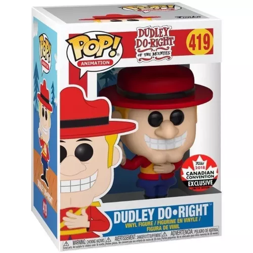 Funko Pop! Dudley Do-Right #419 Dudley Do-Right of the Mounties Box