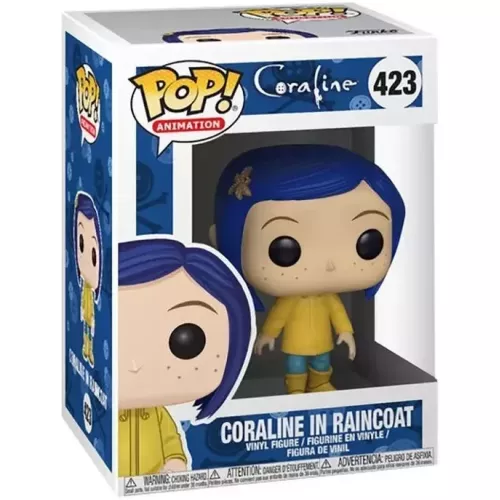 Funko Pop! Coraline in Raincoat #423 Animation Vinyl Figure Box