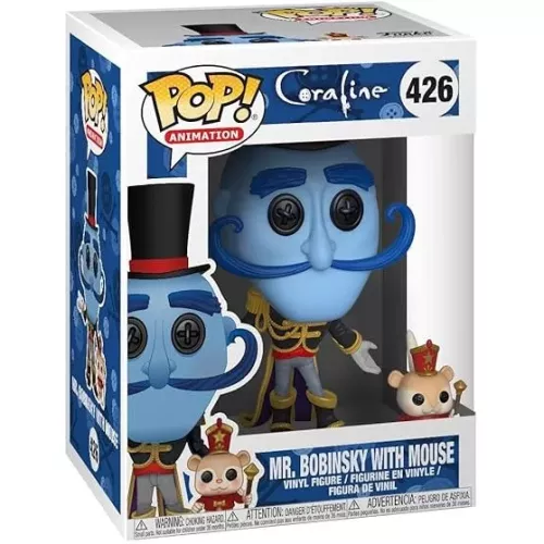 Funko Pop! Mr. Bobinsky with Mouse #426 Coraline Animation Box