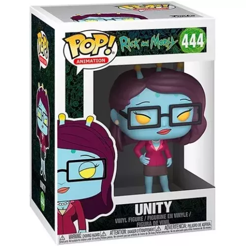 Funko Pop! Unity #444 Rick and Morty Animation Vinyl Figure Box