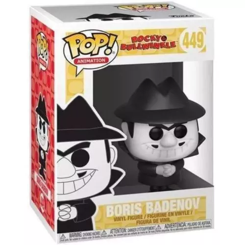 Funko Pop! Boris Badenov #449 Rocky & Bullwinkle Animation Box