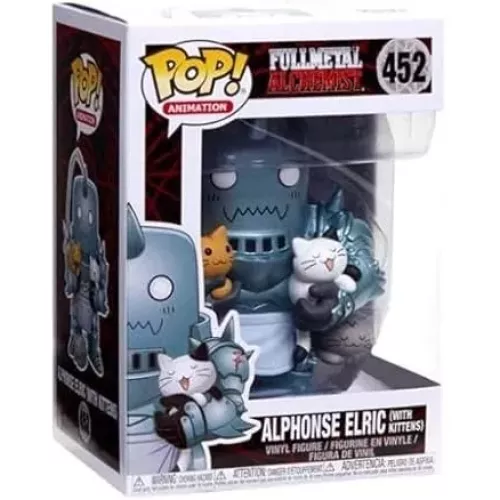 Funko Pop! Alphonse Elric with Kittens #452 Fullmetal Alchemist Box