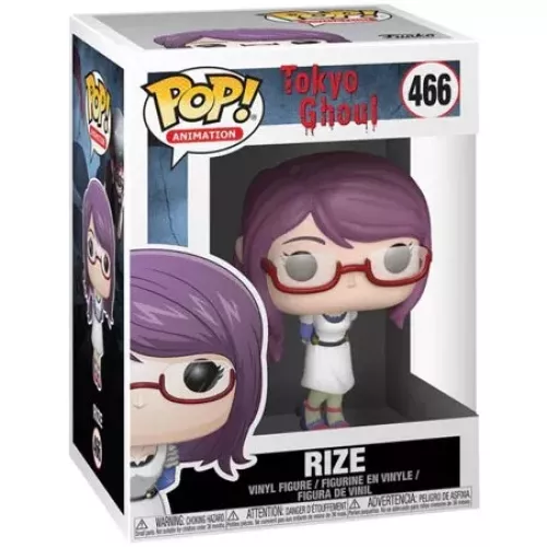 Funko Pop! Rize #466 Tokyo Ghoul Animation Vinyl Figure Box