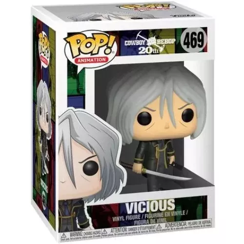Funko Pop! Vicious #469 Cowboy Bebop Animation Vinyl Figure Box