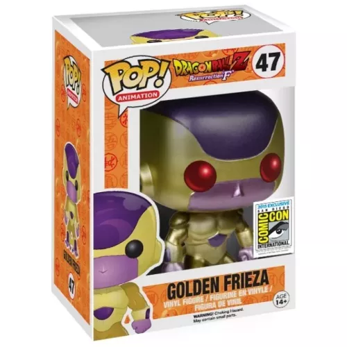 Funko Pop! Golden Frieza #47 Red Eyes Dragon Ball Z Resurrection 'F' Box