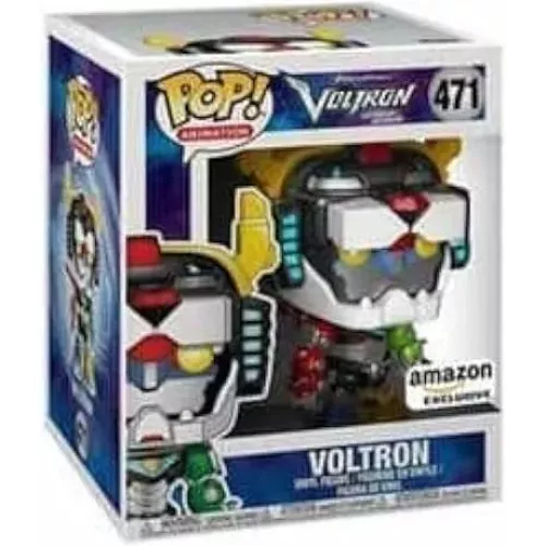 Funko Pop! Voltron #471 6 Inch Metallic Dreamworks Voltron Legendary Defender Box