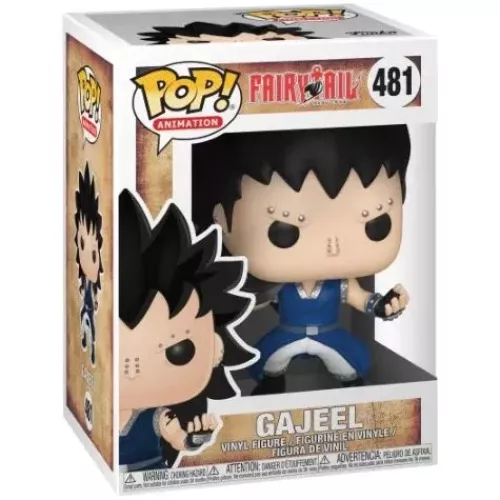 Funko Pop! Gajeel #481 Fairy Tail Animation Vinyl Figure Box