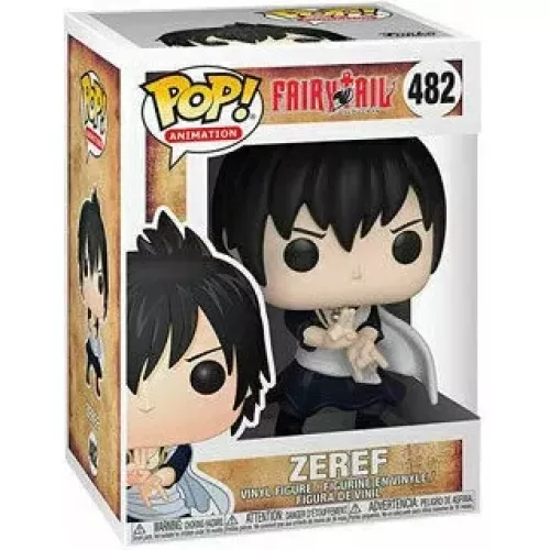 Funko Pop! Zeref #482 Fairy Tail Animation Vinyl Figure Box