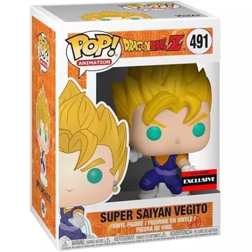 Funko Pop! Super Saiyan Vegito #491 Dragon Ball Z Animation Box