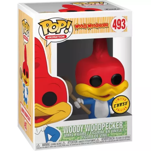 Funko Pop! Woody Woodpecker #493 With Mallet Chase Box