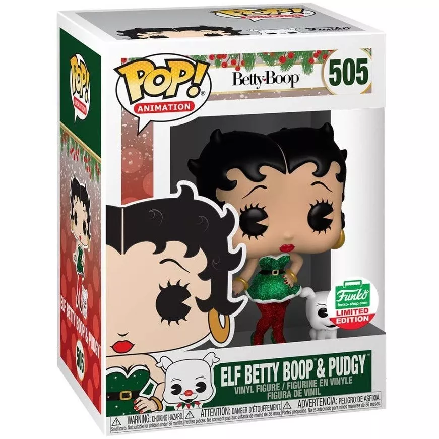 Elf Betty Boop & Pudgy Box