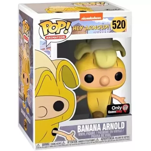 Funko Pop! Banana Arnold #520 Nickelodeon Hey Arnold! Box