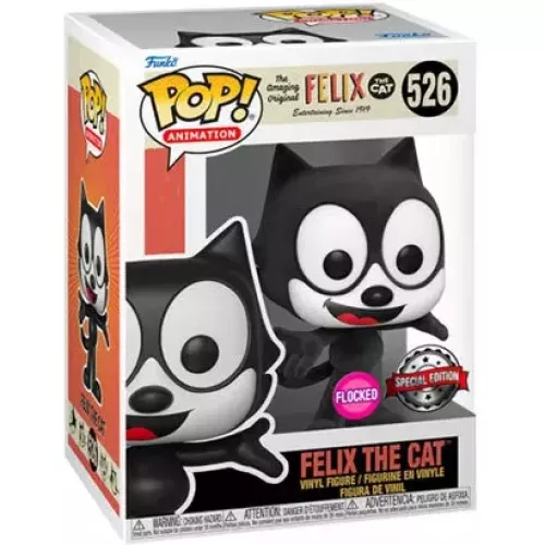 Funko Pop! Felix the Cat #526 Flocked Animation Vinyl Figure Box