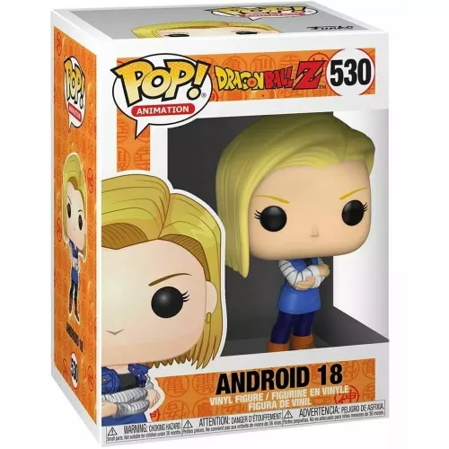 Funko Pop! Android 18 #530 Dragon Ball Z Animation Box