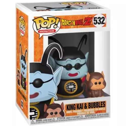 Funko Pop! King Kai & Bubbles #532 Dragon Ball Z Animation Box