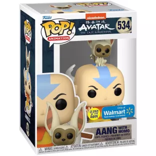Aang with Momo