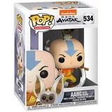 Aang with Momo