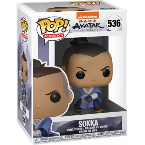 Funko Pop! Sokka #536 Nickelodeon Avatar The Last Airbender Box
