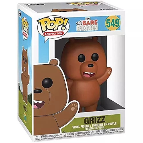 Funko Pop! Grizz #549 We Bare Bears Animation Vinyl Figure Box